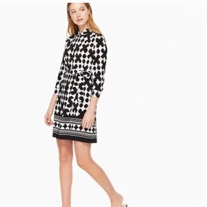 Kate Spade Signature Black/White Dress Size Small
